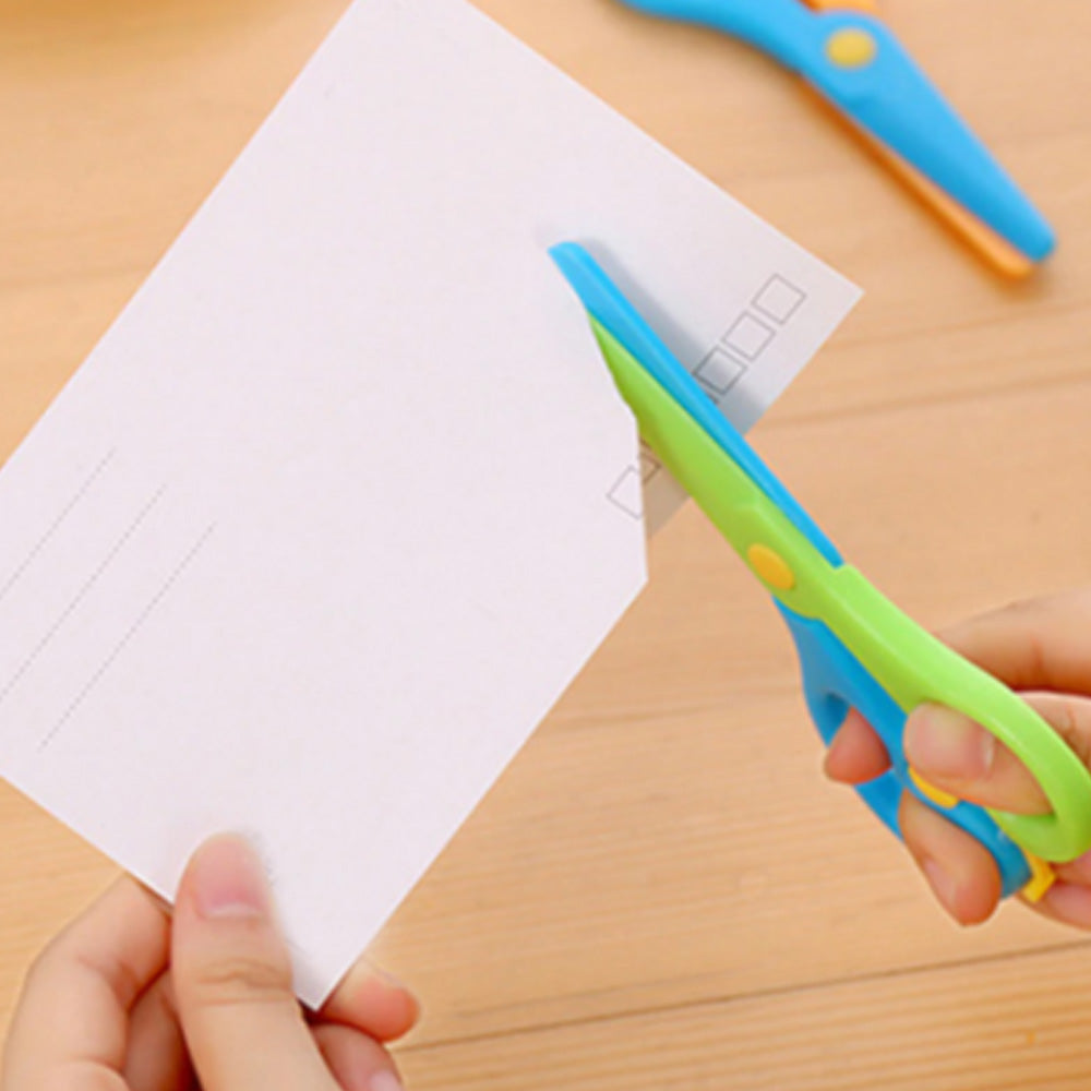 Kids Handmade Plastic Safety Scissors Safety Scissors - Bhavnagar Deodap