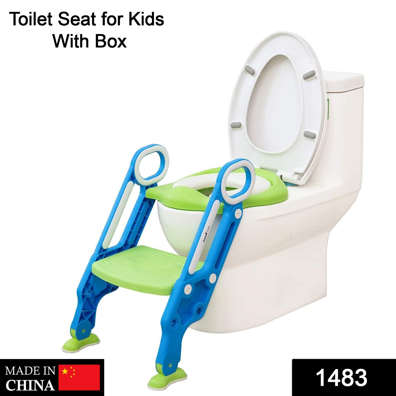 2 in 1 Training Foldable Ladder Potty Toilet Seat for Kids  ----- - Bhavnagar Deodap