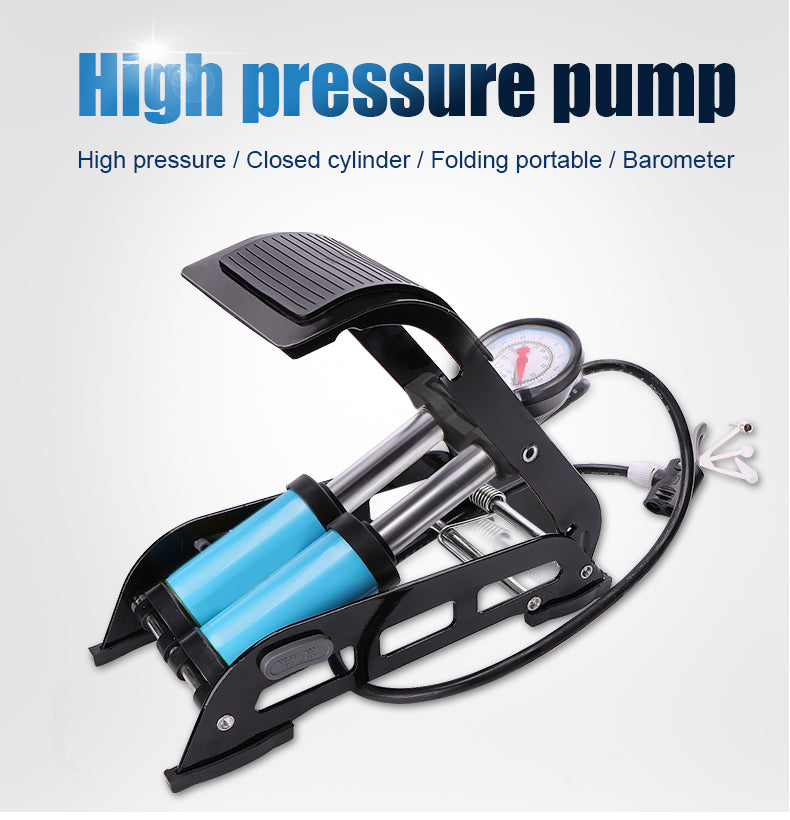 Portable High Pressure Foot Air Pump Compressor for Car and Bike - Bhavnagar Deodap