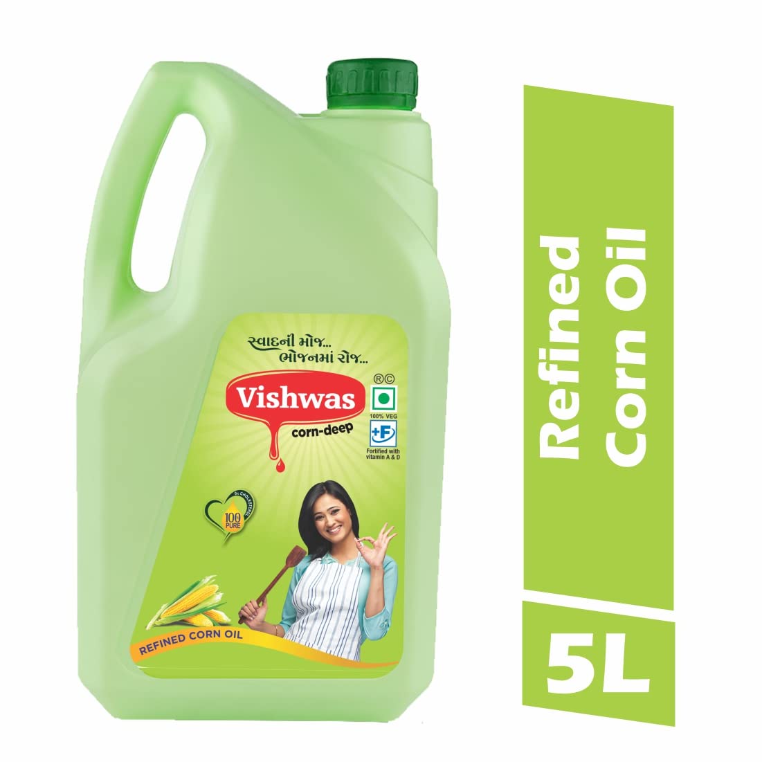 Pure Edible Corn Oil 5L - Bhavnagar Deodap