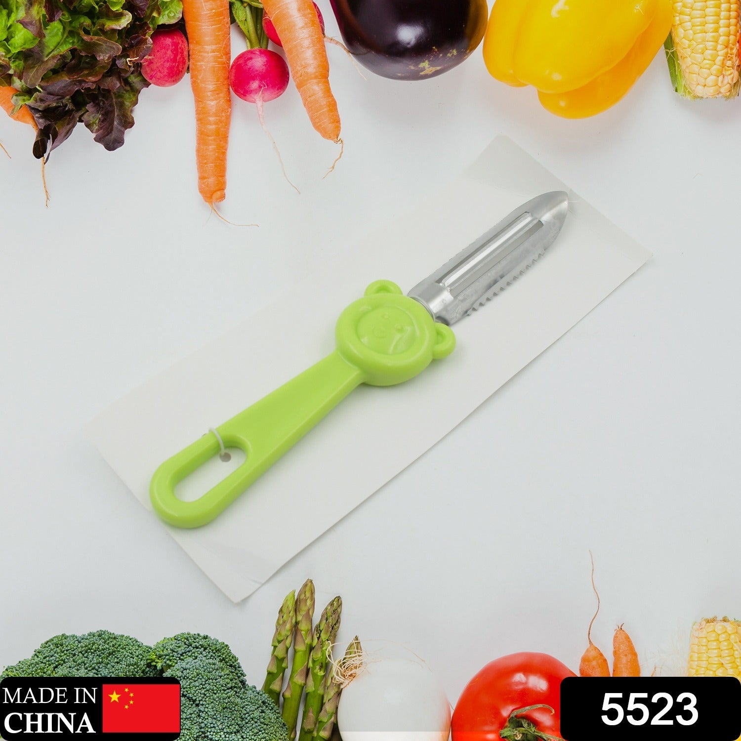 Multi-Purpose Stainless Steel Peeler With Handle For Vegetables,  2 in 1 Potato Peeler and Cutter, Stainless Steel Potato Peeler, grated Carrot, grated, Suitable for Peeling and shredding Fruit and Vegetables Kitchen Accessories (1 Pc) - Bhavnagar Deodap