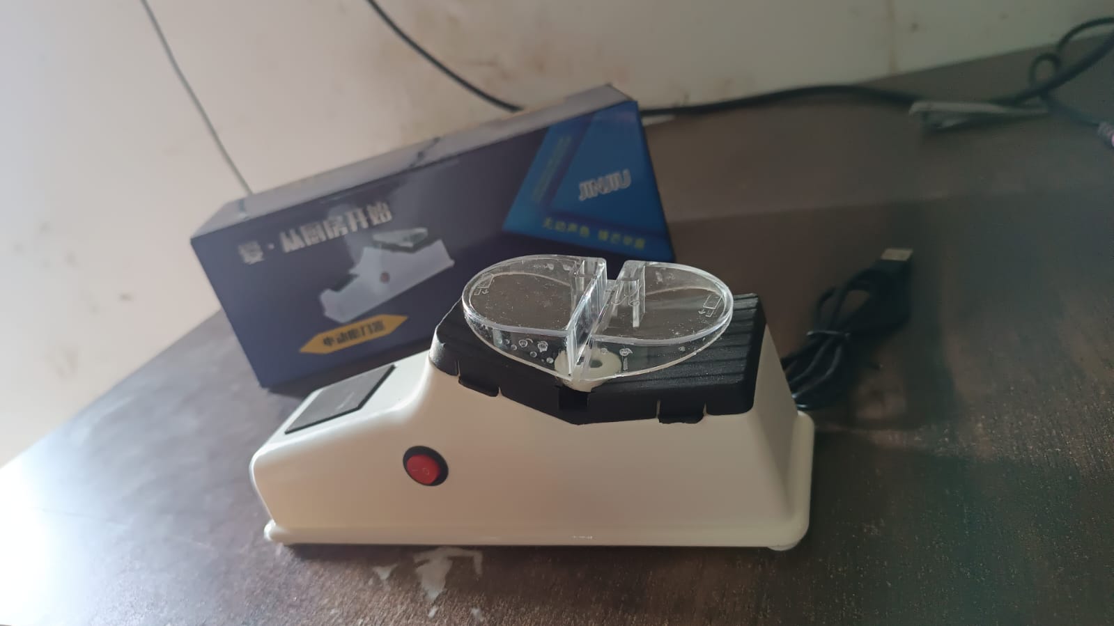 Electric Knives Sharpener USB Powered Multi-Function (1 Pc) - Bhavnagar Deodap