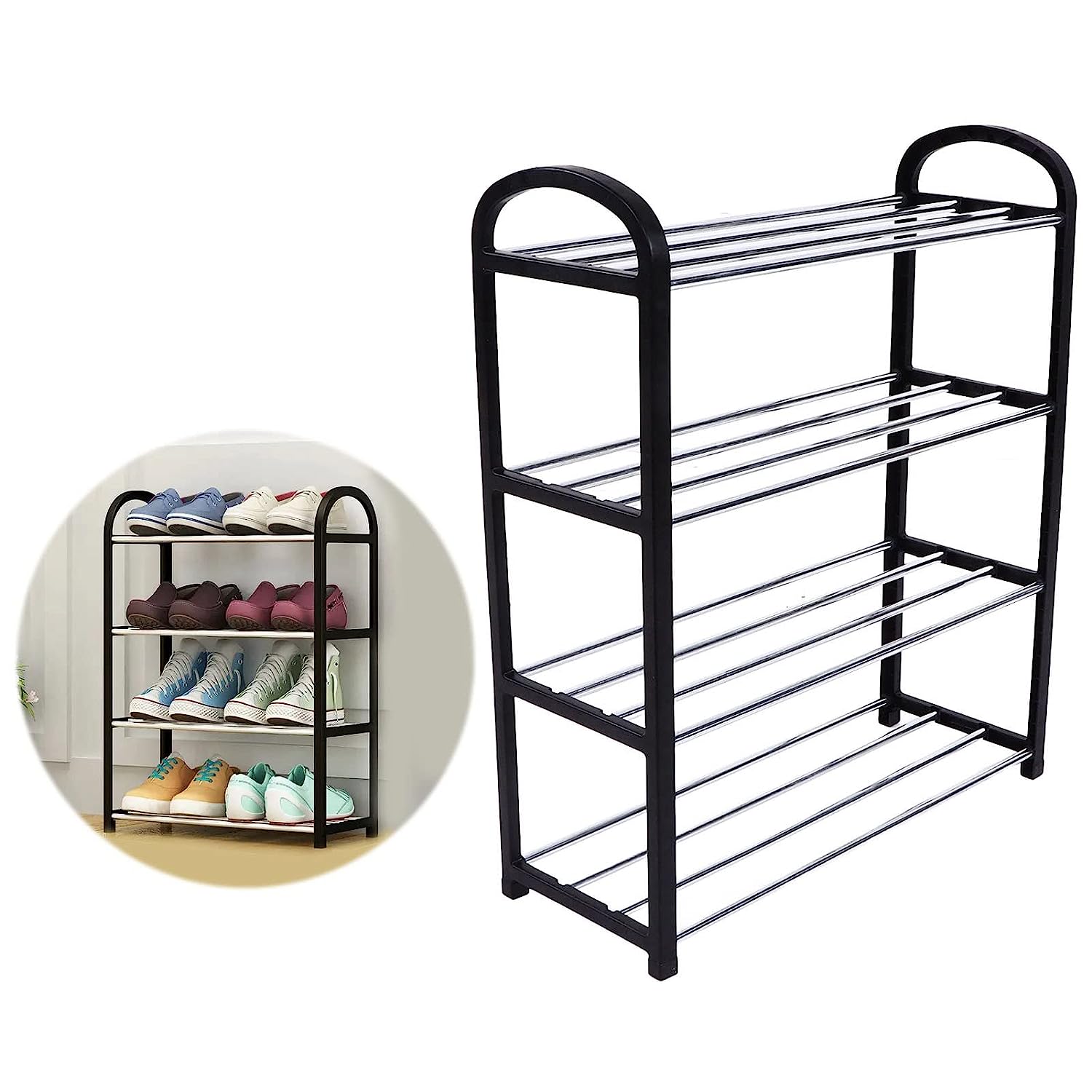 4 Shelves Shoe Rack - Bhavnagar Deodap