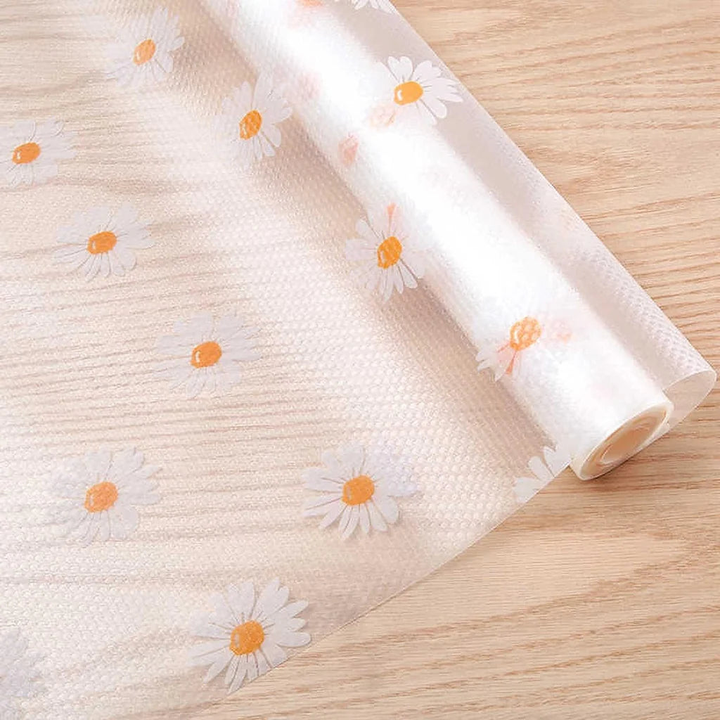 Anti-Slip Kitchen Cabinet Drawer Mat Liner Sheets (45 cm x 3m, Pack of 1 Mat Textured Multipurpose) - Bhavnagar Deodap