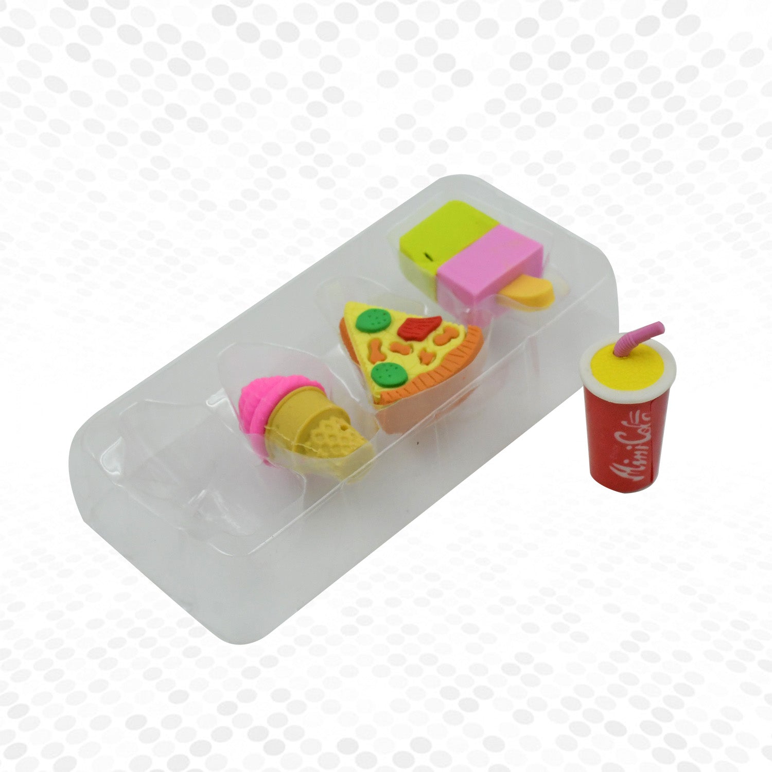 Fun Erasers for Kids! Mix & Match: Food & Drink Erasers (Set of 1) - Bhavnagar Deodap