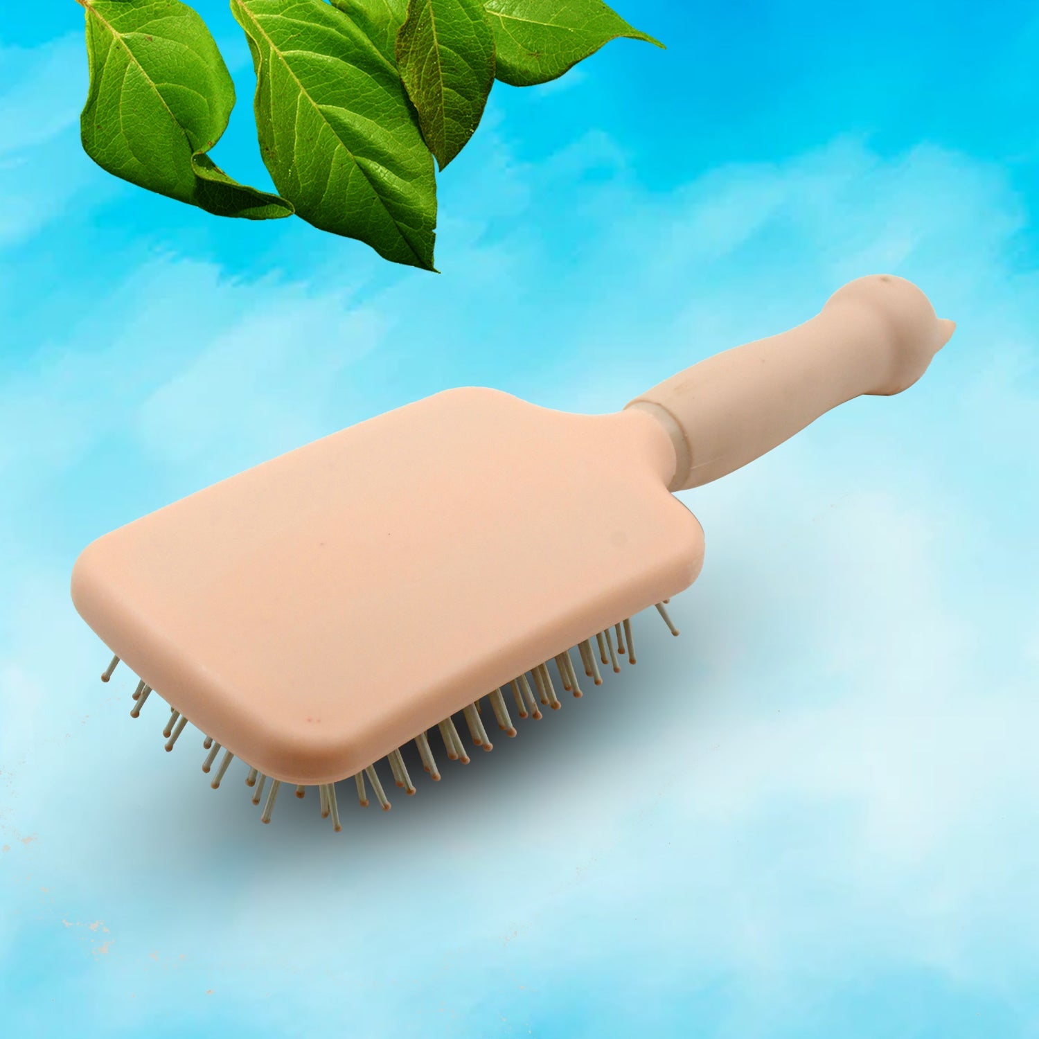 Massage Comb, Massage Hair Brush Ergonomic Matt Disappointment for Straight Curly Hair Cushion Curly Hair Comb For Detangling Professional Comb For Men And Women for All Hair Types, Home Salon DIY Hairdressing Tool  (1 Pc / 24 Cm) - Bhavnagar Deodap