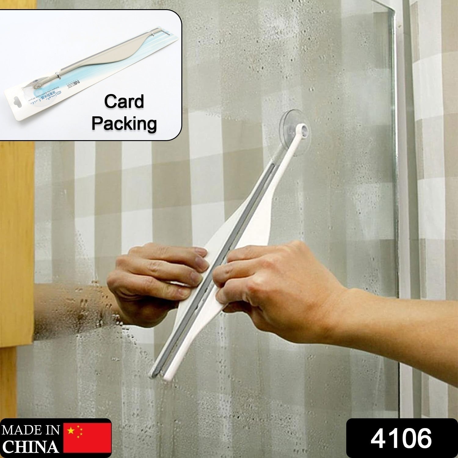 All-in-One Cleaner: Squeegee for Shower, Bathroom & Windows - Bhavnagar Deodap