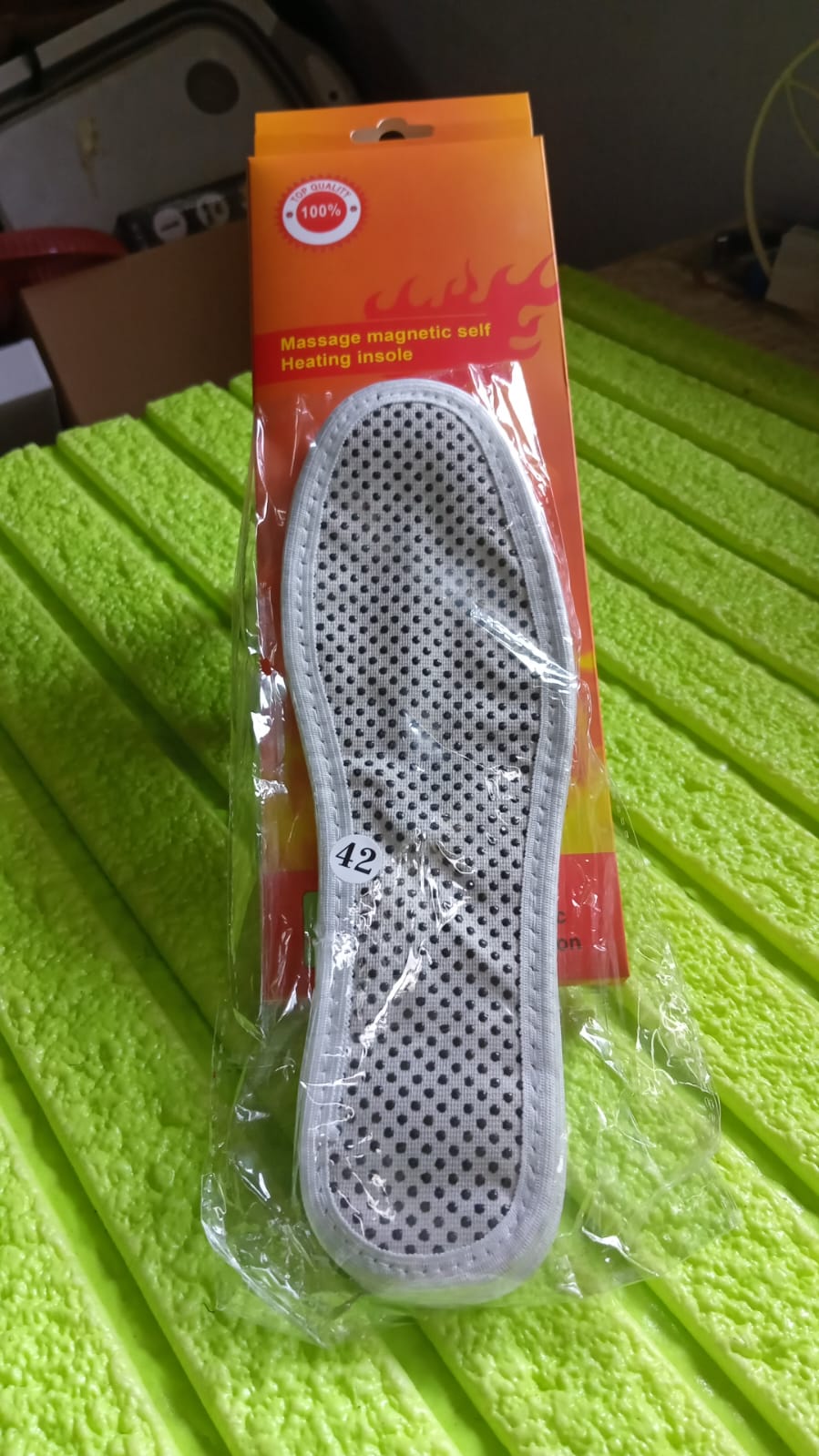 Massage Magnetic Self Heating Insole Shoe, Heating Insole for Women Men - Unisex Warm Insole - Thermal Insoles - Tourmaline Self Heating Shoe Inserts - Warm Shoe Pad (1 Pair) - Bhavnagar Deodap