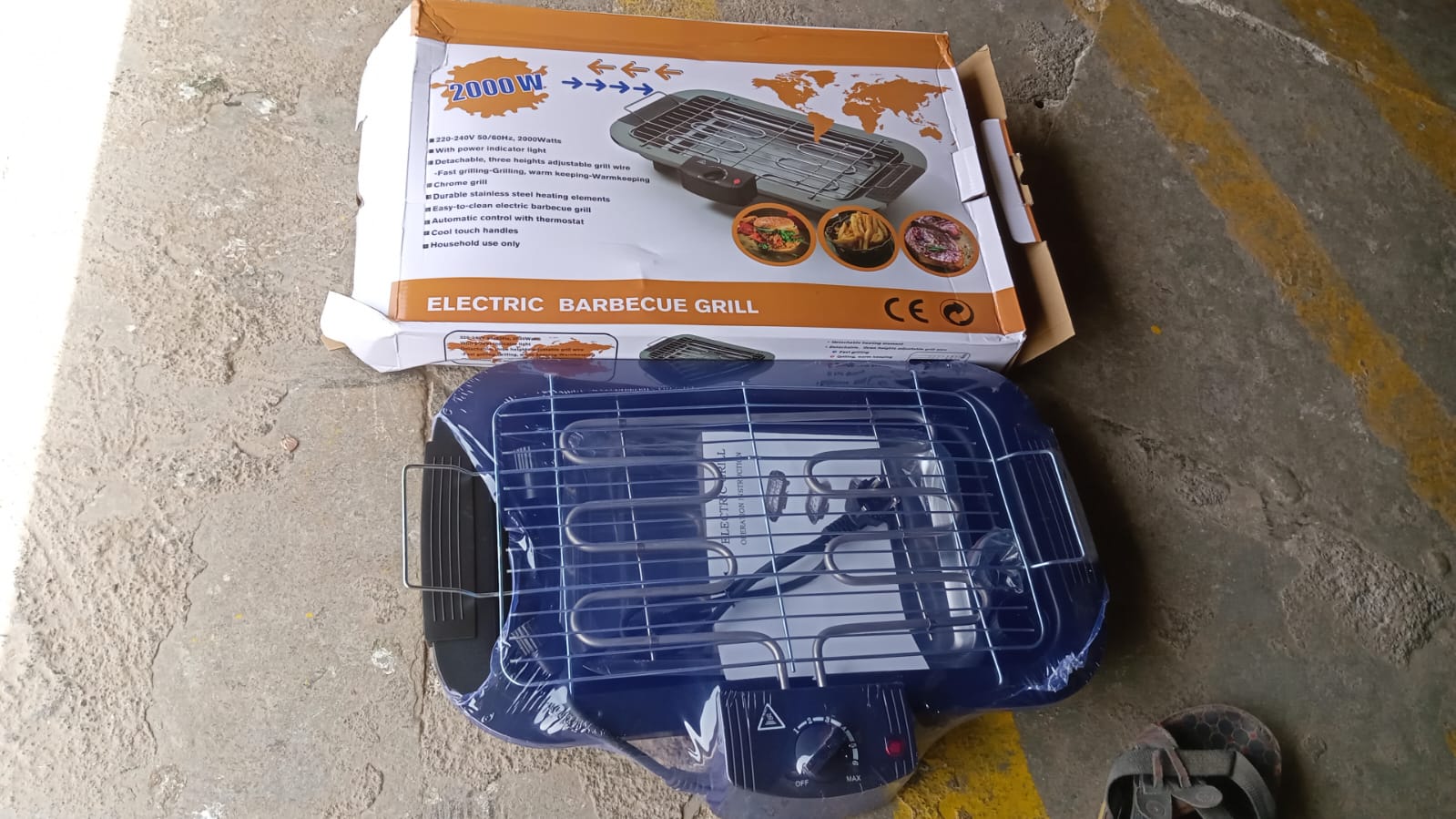 Electric Barbecue Grill 2000w (1 Pc) - Bhavnagar Deodap