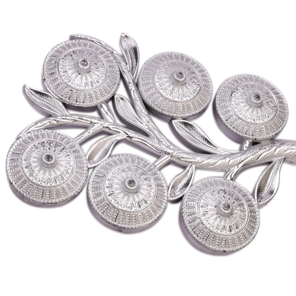 Tree Shape 6 Compartment Mukhwas Dani Serving Tray For Home & Kitchen Use - Bhavnagar Deodap