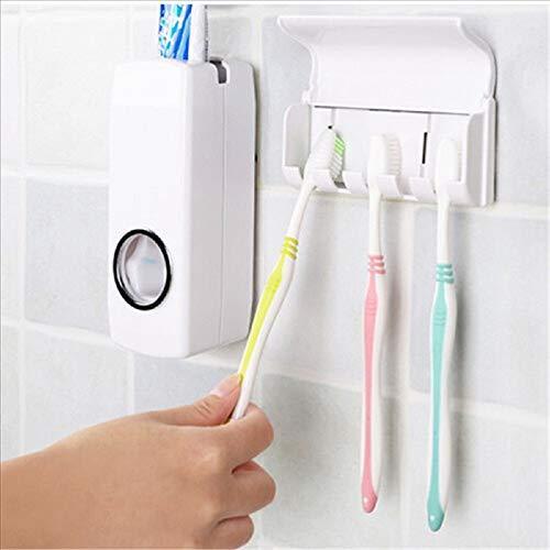 Toothpaste Dispenser & Tooth Brush Holder - Bhavnagar Deodap