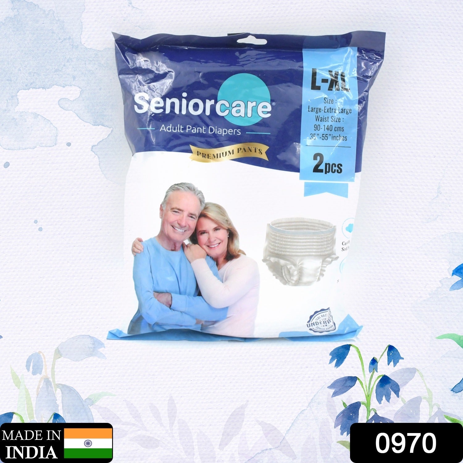 Senior Care Essentials: Large-XL Adult Diaper Pants (Waist 90-140cm) - Bhavnagar Deodap