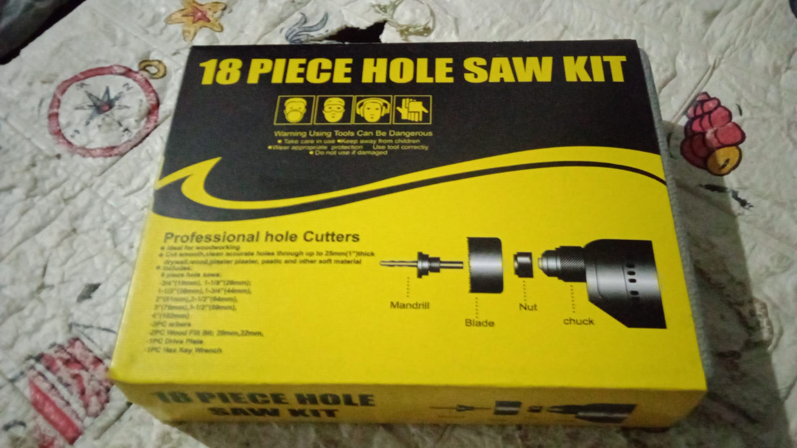 Drill Hole Cutter, Carbon Steel High Accuracy Incisive Hole Saw for Cutting PCV for Cutting Plastic for Cutting Wood Hole Saw Kit (18 Pcs Set) - Bhavnagar Deodap