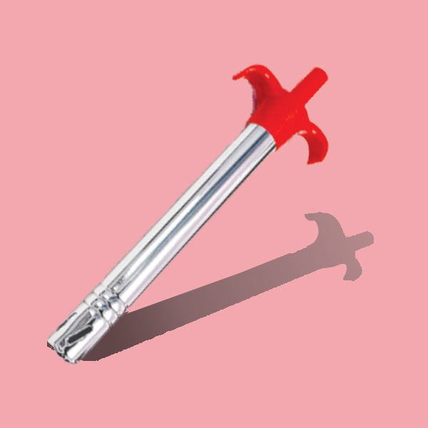 Stainless Steel Electronic Gas Lighter and Knife (2 in 1) - Bhavnagar Deodap