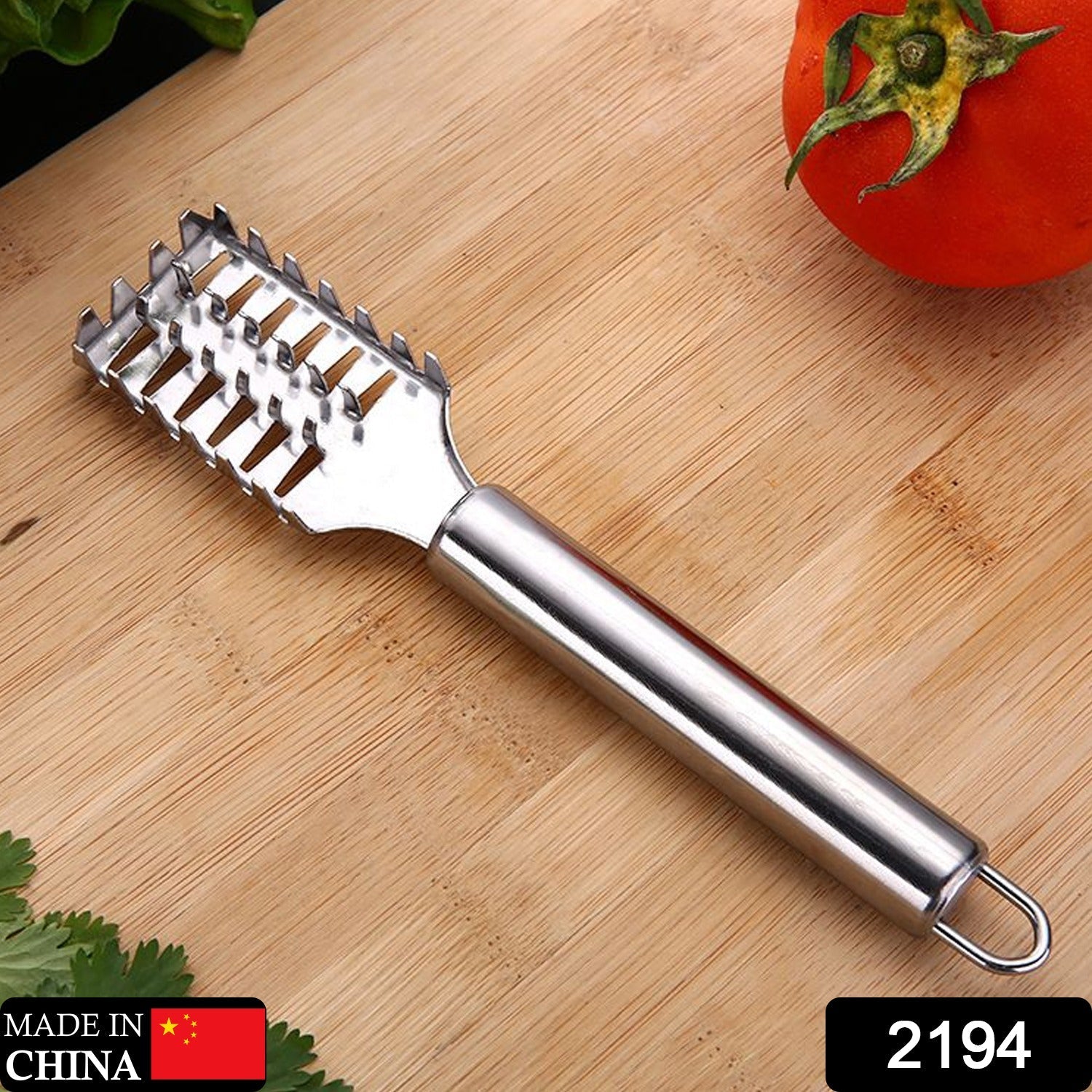Fish Scale Remover Scraper Stainless Steel Fish Cutting Tools Sawtooth Easily Remove Fish Scales-Cleaning Brush Scraper Kitchen Tool- - Bhavnagar Deodap