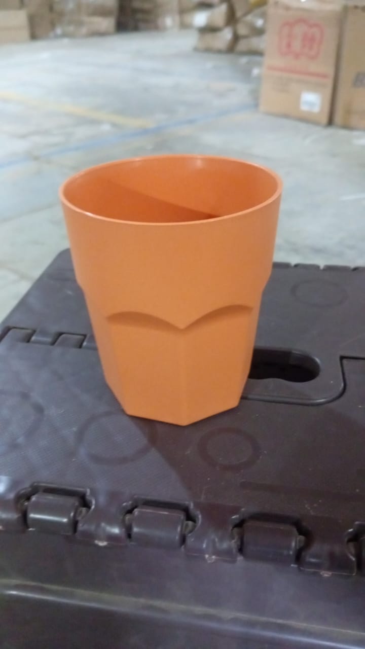 Plastic Tumblers Lightweight Cups / Glass Reusable Serving Drinking Cups (1 Pc) - Bhavnagar Deodap
