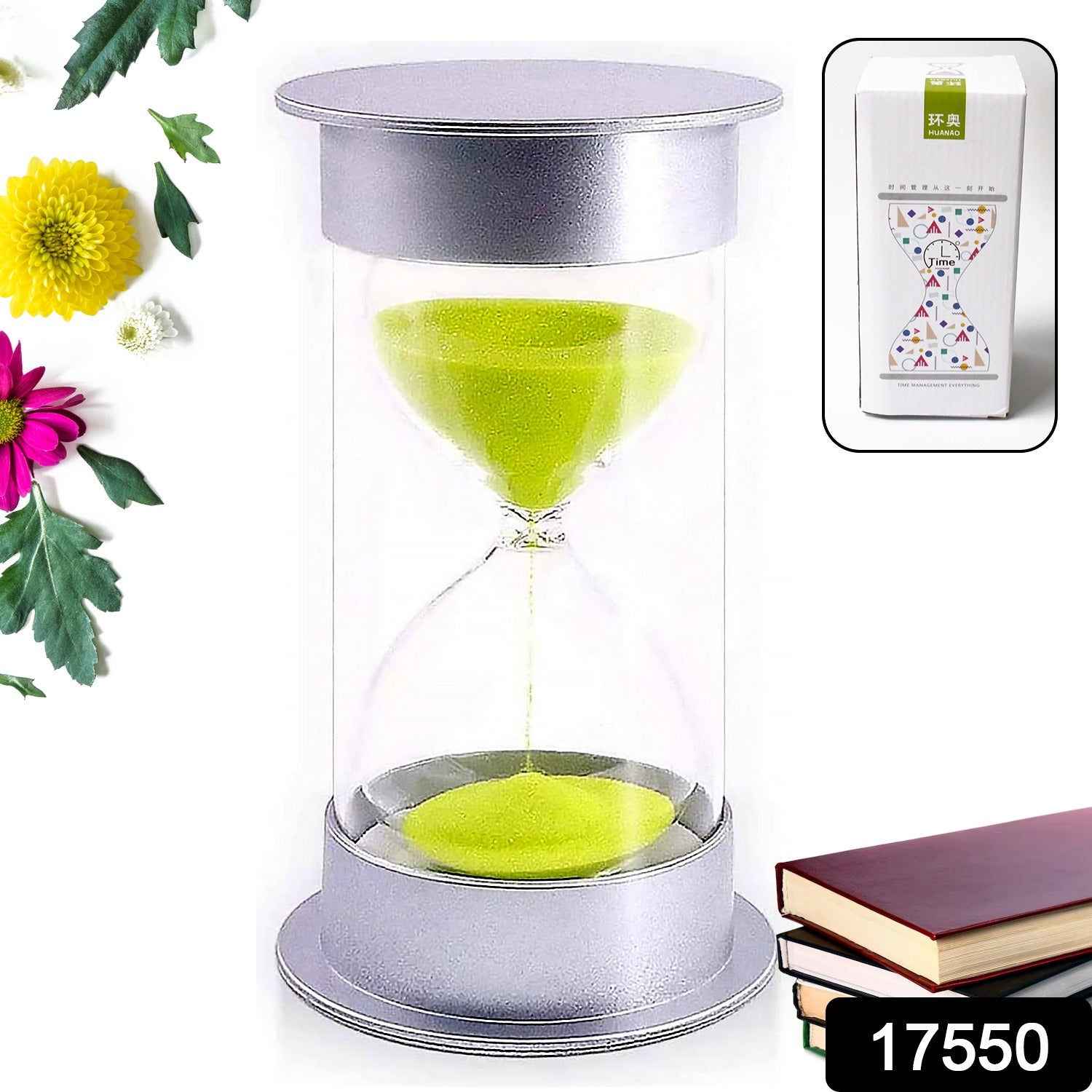 Sand Timer, Hourglass Timer 45 Minutes Sand Timer For Kids Teachers Games Classroom (45 Min-Green) Time Management Tool (Color : Green, Time : 45 Min) - Bhavnagar Deodap