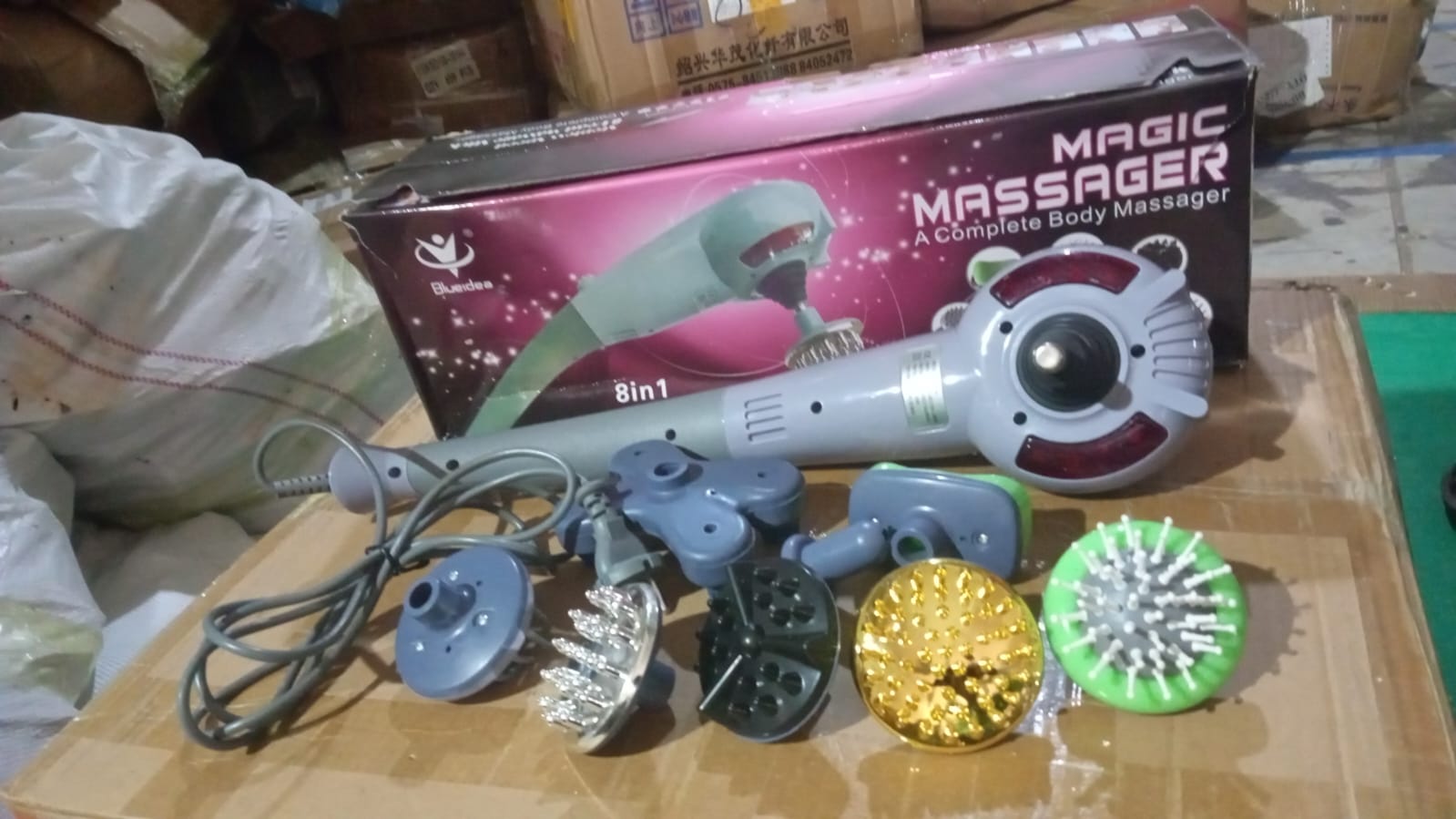 Electric 8 In 1 Full Body Massager, Magic Massager (1 Set) - Bhavnagar Deodap