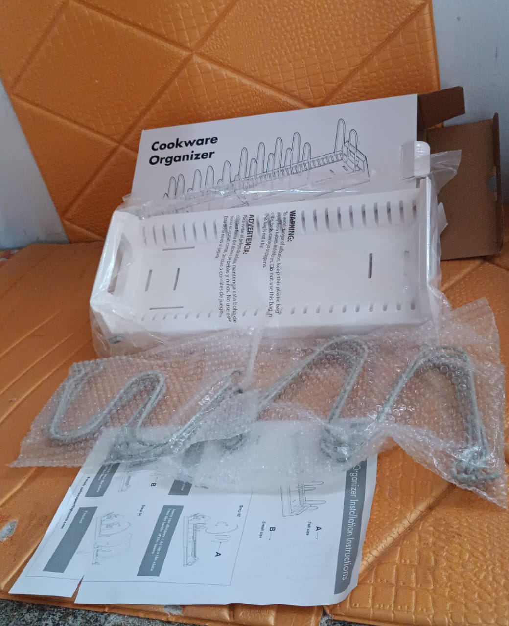 Pots and Pans Organizer Rack for Under Cabinet - Bhavnagar Deodap