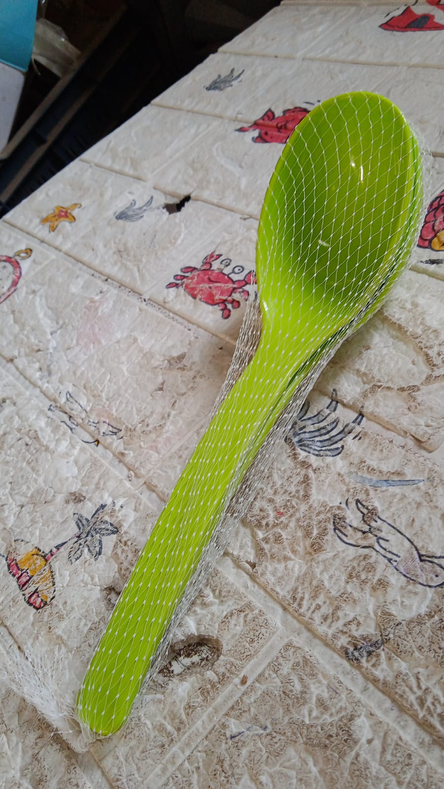 Plastic Spoon Kitchen Multipurpose Serving Ladle for Frying, Serving, Turner, Curry Ladle, Serving Rice, Spoon Used While Eating and Serving Food Stuffs Etc (2 Pcs Set / 10 Inch ) - Bhavnagar Deodap