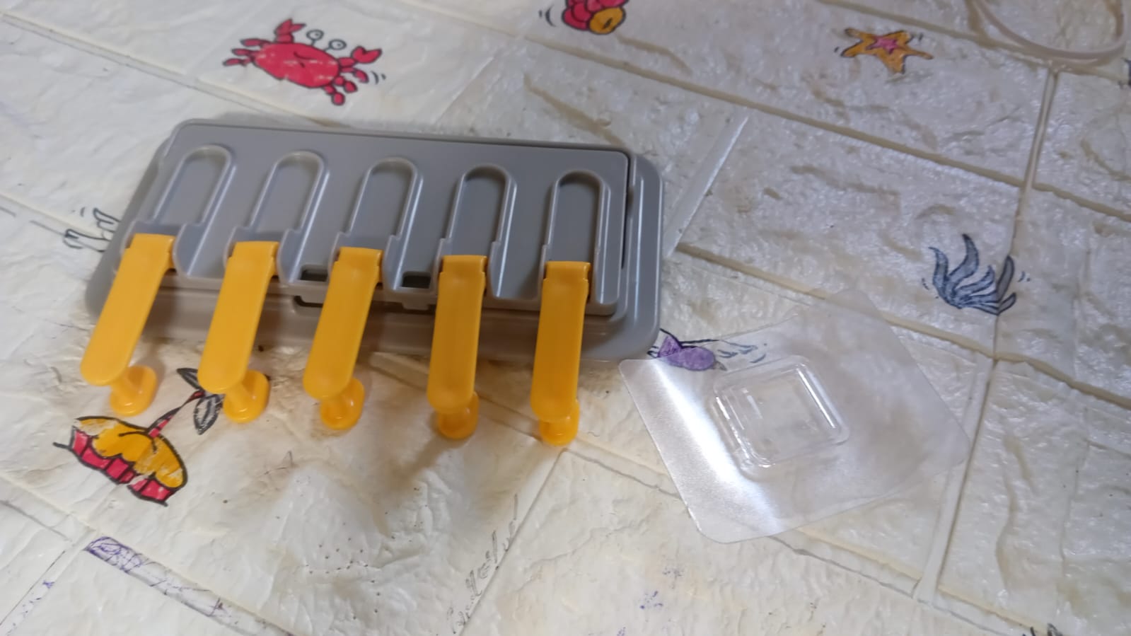 Multi-Purpose Hook up Wall Mounted Hook Towel Hook Rack Foldable Wall Hooks Mobile Holder Stand Towel Hangers Wall Mounted Coat Rack Foldable Hook, Mobile Stand - Bhavnagar Deodap
