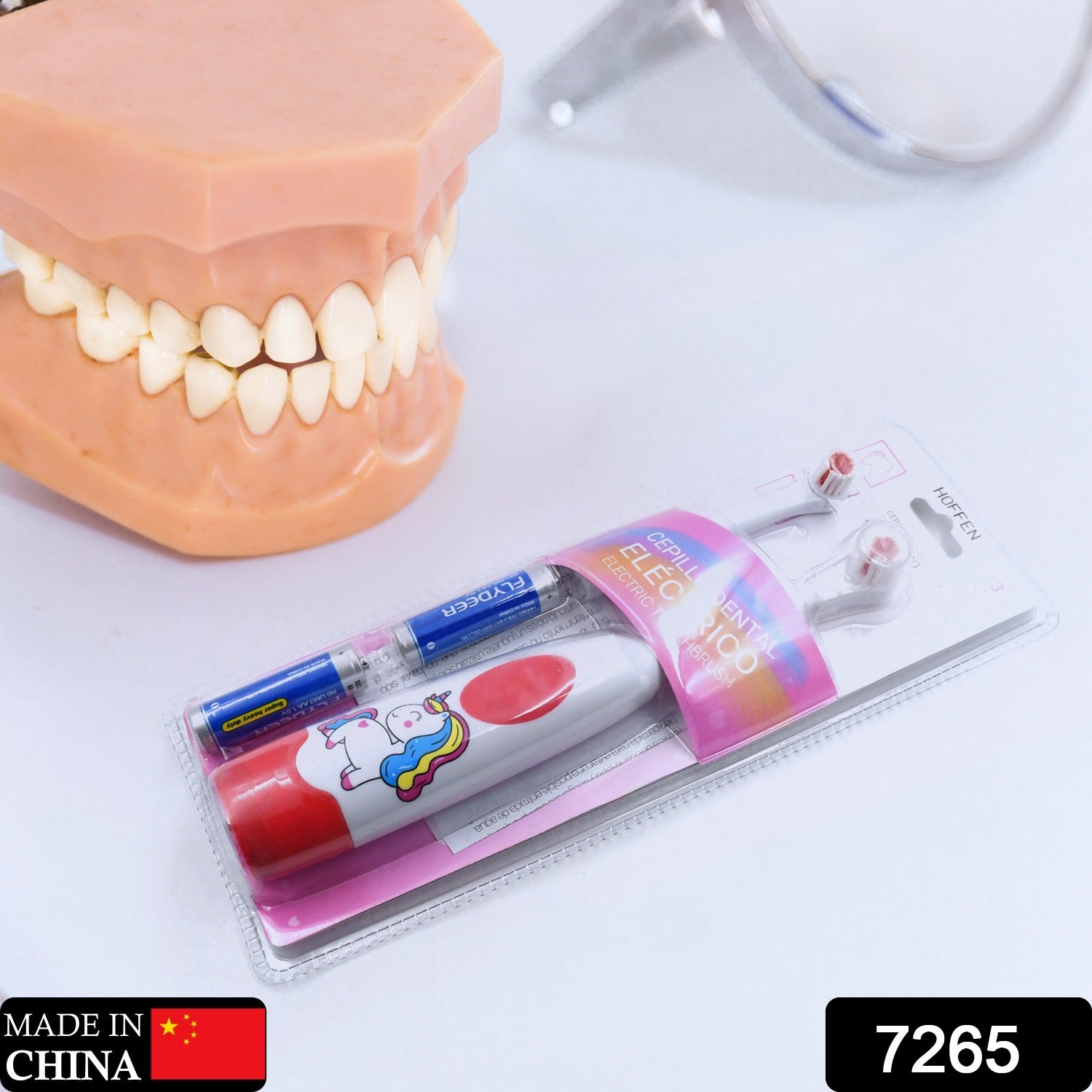 Electric Toothbrush for Kids and Adults Travel Portable Toothbrush With Extra 1 Brush Heads With 2 Battery - Bhavnagar Deodap