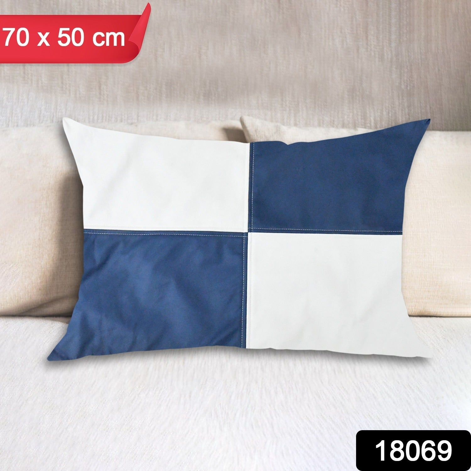 Pillow Covers, Couch Pillows Cover, Soft Decorative Pillow Covers, Pillowcase for Bed Sofa Chair Bedroom Home Farmhouse Decor Living Room Home Decor (70 × 50 CM) - Bhavnagar Deodap