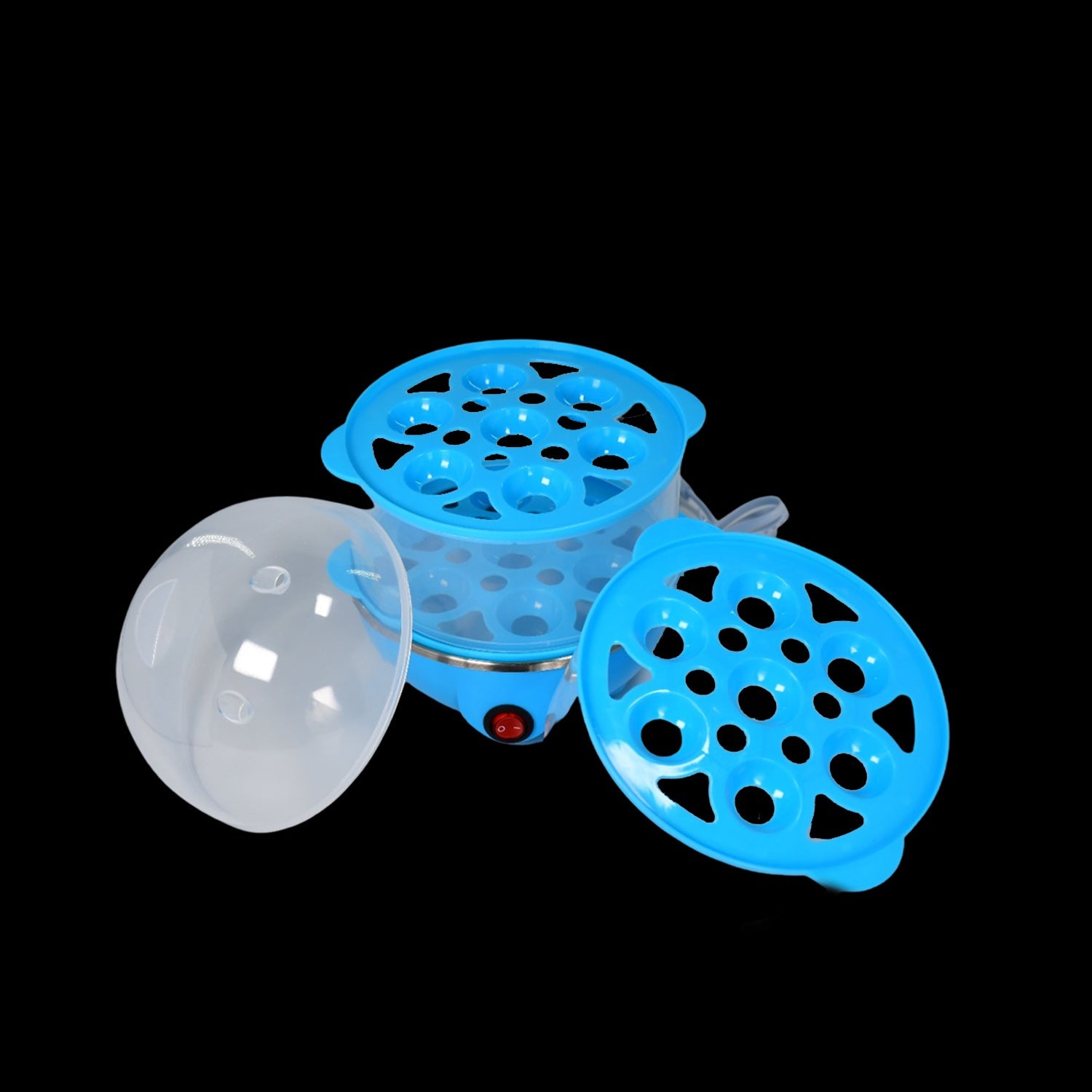 Egg Boiler / Poacher / Cooker / Electric Steamer (3 Layer) - Bhavnagar Deodap