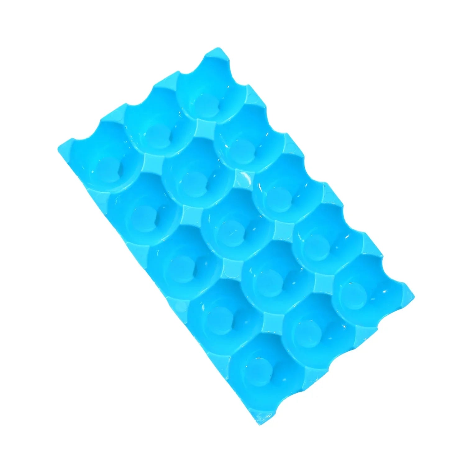 15 Cavity Plastic Egg Tray Egg Trays for Storage with 15 Eggs Holder (4 Pc Set) - Bhavnagar Deodap