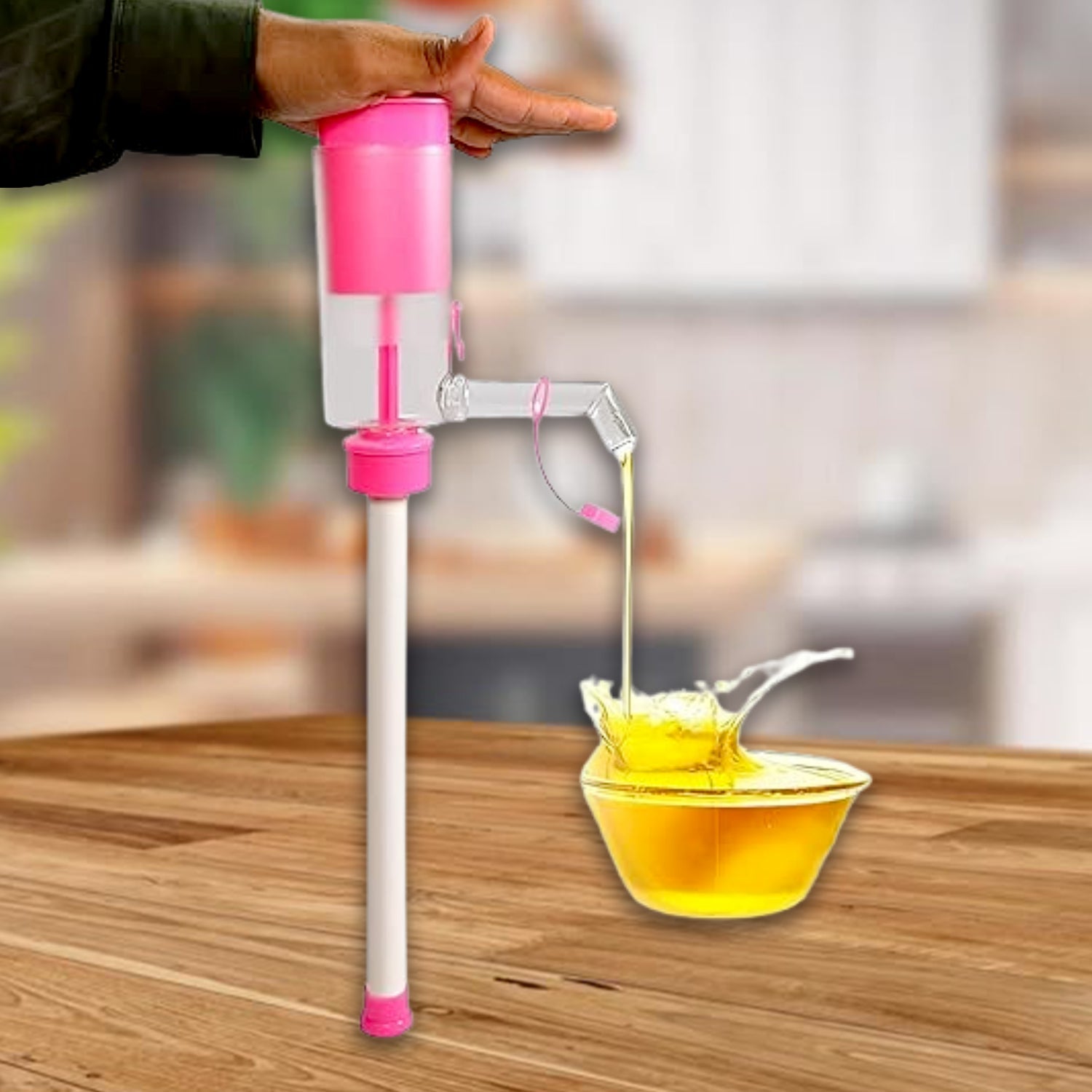 Plastic Push Oil Pump for Removal of Oil and Liquids