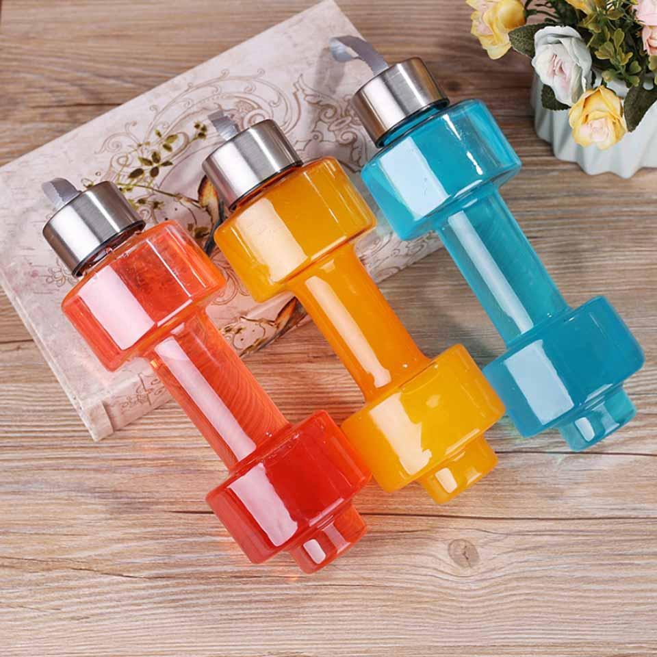 2002_Steel Cap Plastic water Dumbbells Bottle