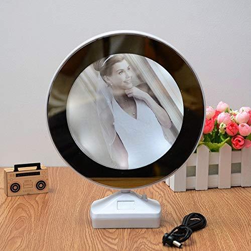 Plastic 2 in 1 Mirror Come Photo Frame with Led Light - Bhavnagar Deodap