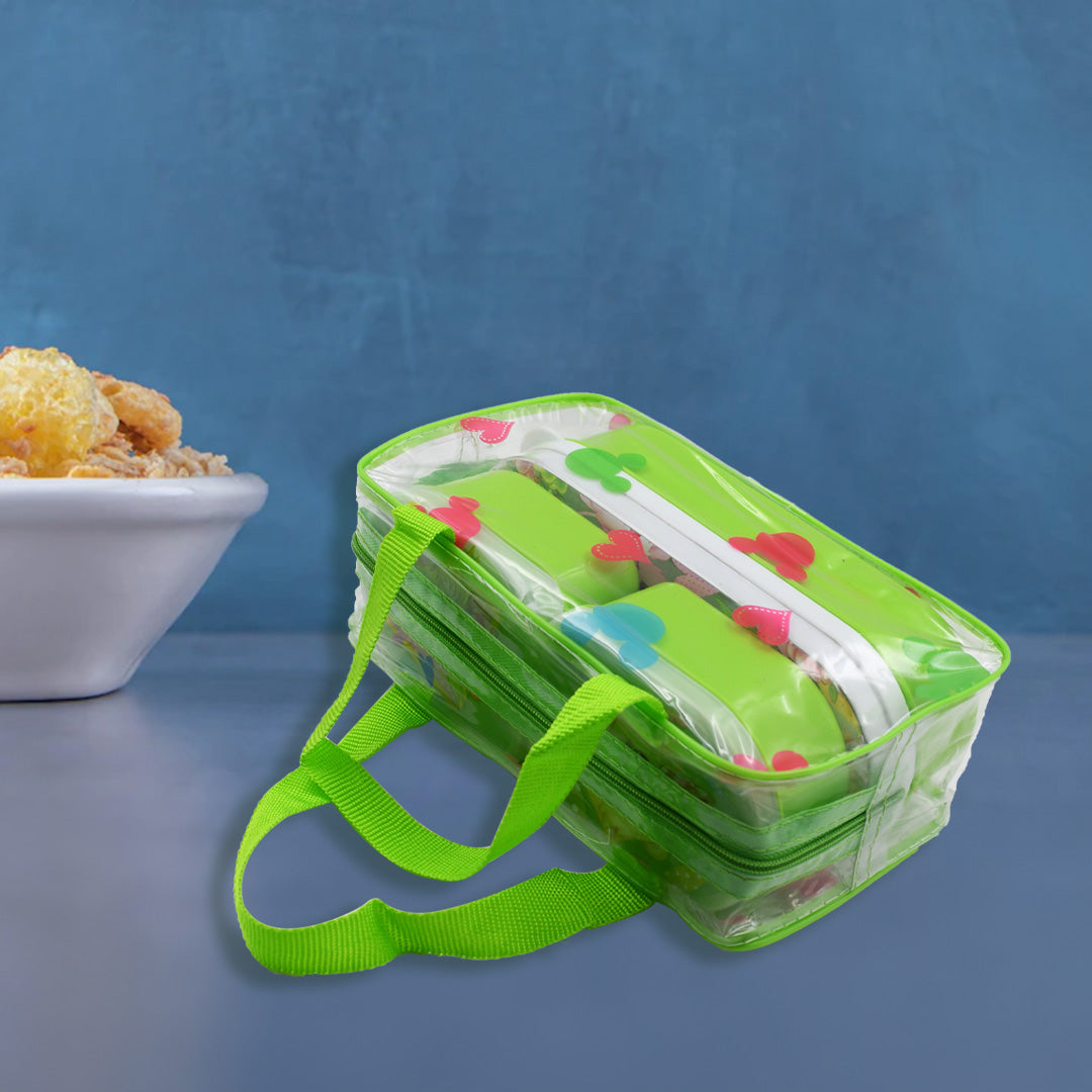 Tiffin Box Smart Lunch Box High Quality 3 box Lunch Box Leak Proof Lunch Box For Home & School, Office Use - Bhavnagar Deodap