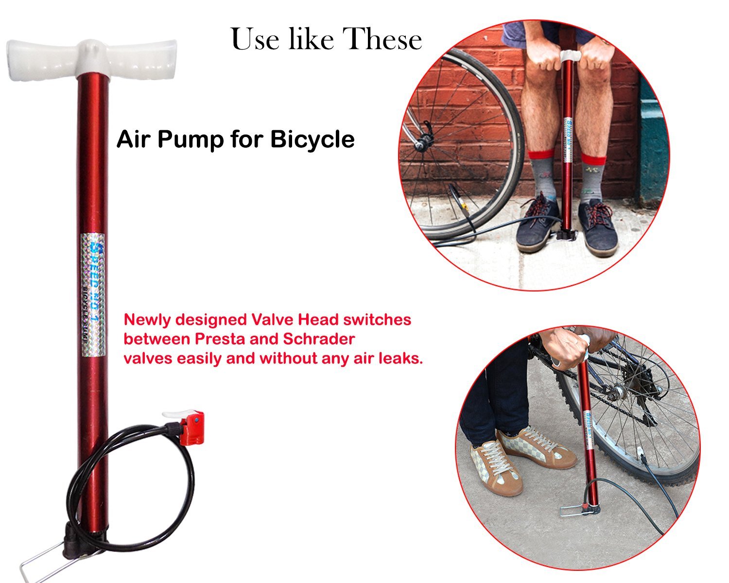 Strong Steel Air Pump - Bhavnagar Deodap