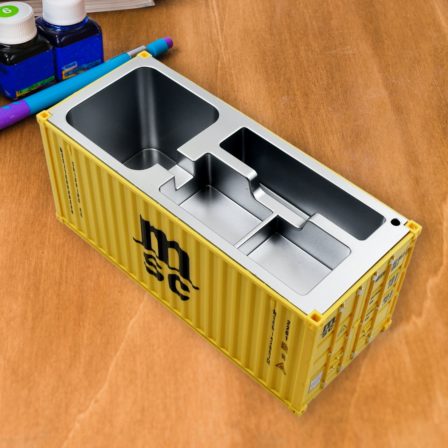 Shipping Container Pen Holder Shipping Container Model Pen Name Cardholder Simulated Container Model For Business Gift - Bhavnagar Deodap