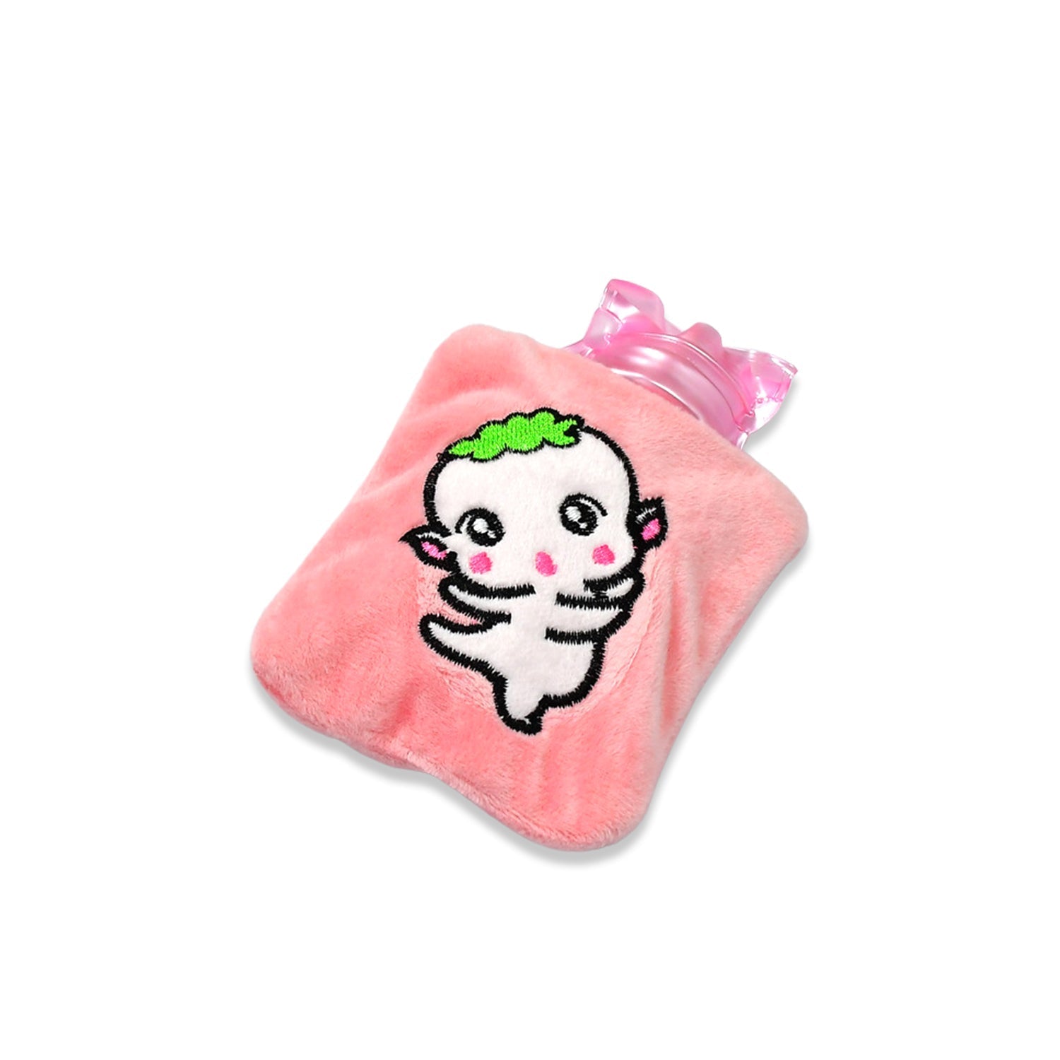 Pink Cartoon Small Hot Water Bag with Cover for Pain Relief - Bhavnagar Deodap