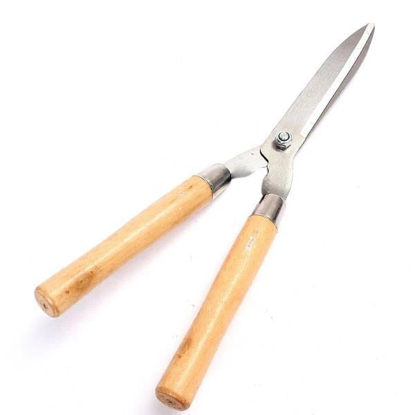 Wooden Handle Hedge Shears, Bush Clipper - Bhavnagar Deodap