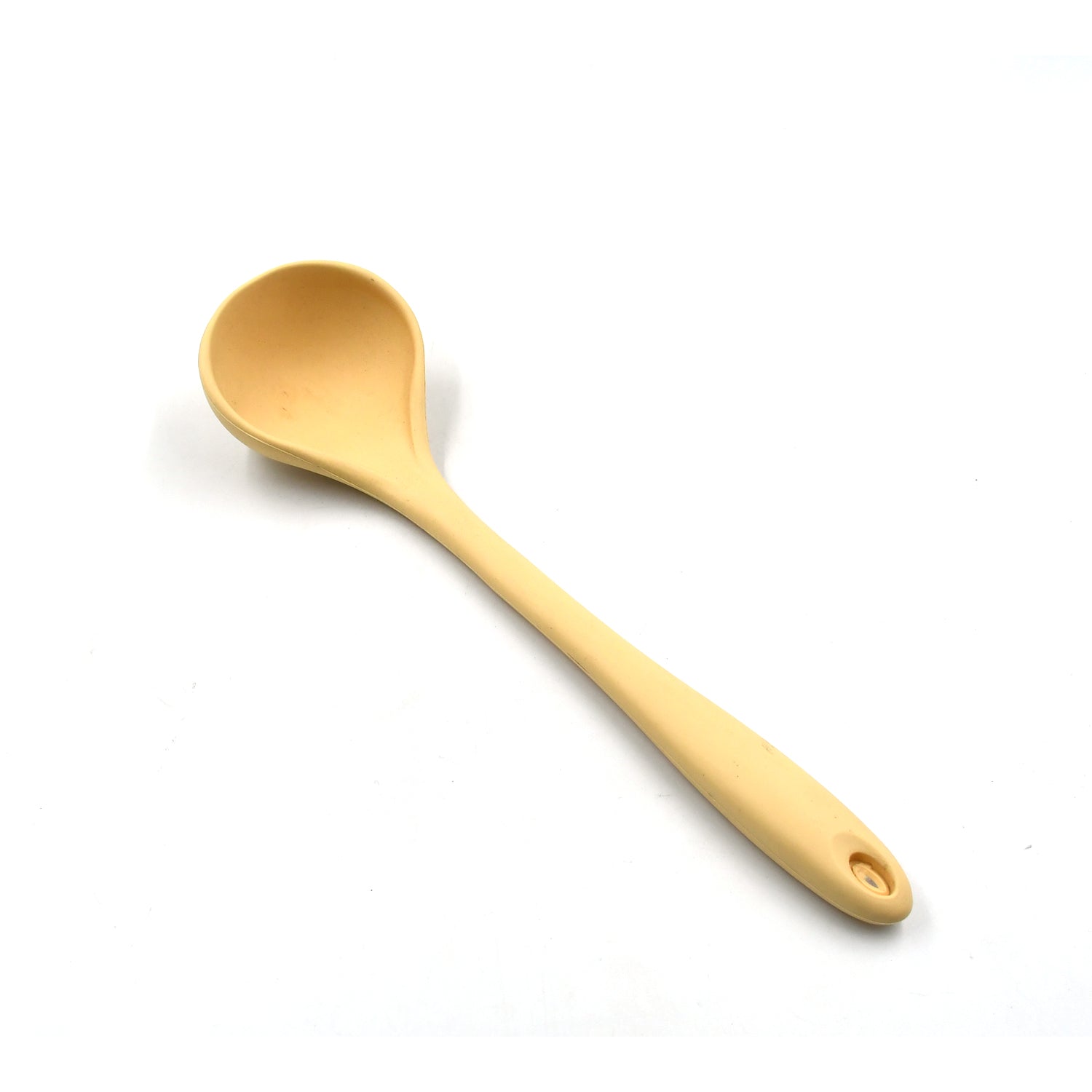 Silicone Ladle Spoon, Heat Resistant Soup Ladle Scoop Spatula with Hygienic Solid Coating FDA Grade (28cm) - Bhavnagar Deodap