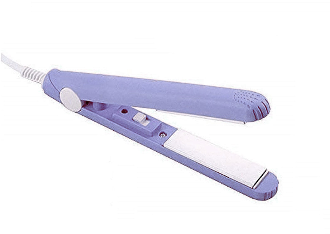 Beauty and Personal Care Professional Ceramic Plate Mini Hair Styler Straightener and Curler - Bhavnagar Deodap