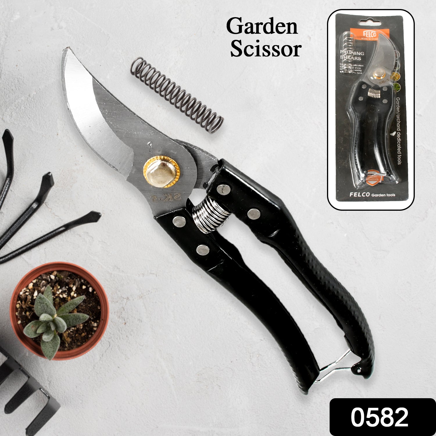 Gardening Tools - Garden Shears Pruners Scissor (1 Pc) - Bhavnagar Deodap