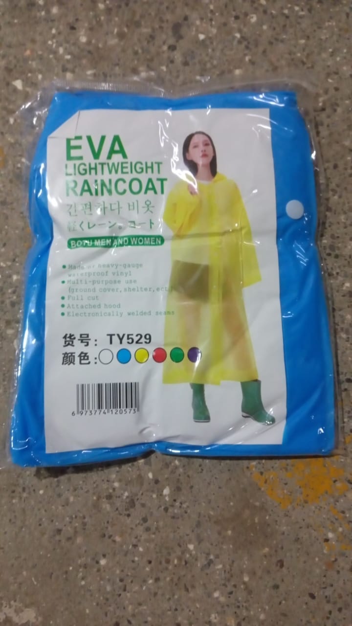 Eva Portable Rain Coat, Waterproof Raincoat (1pc) - Bhavnagar Deodap