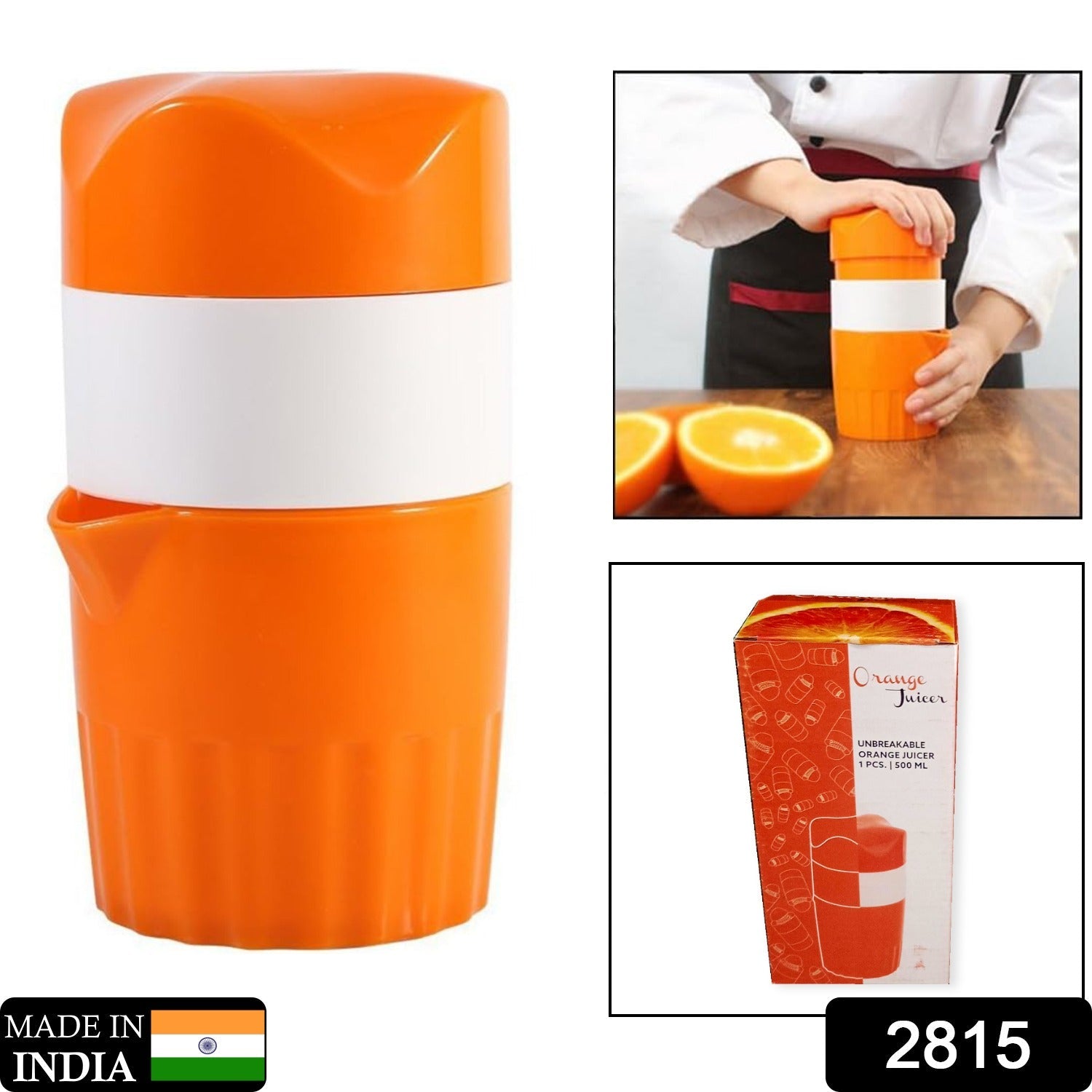 Manual Handheld Citrus Orange Lemon Juicer Fruit Press Squeeze Extractor New - Bhavnagar Deodap