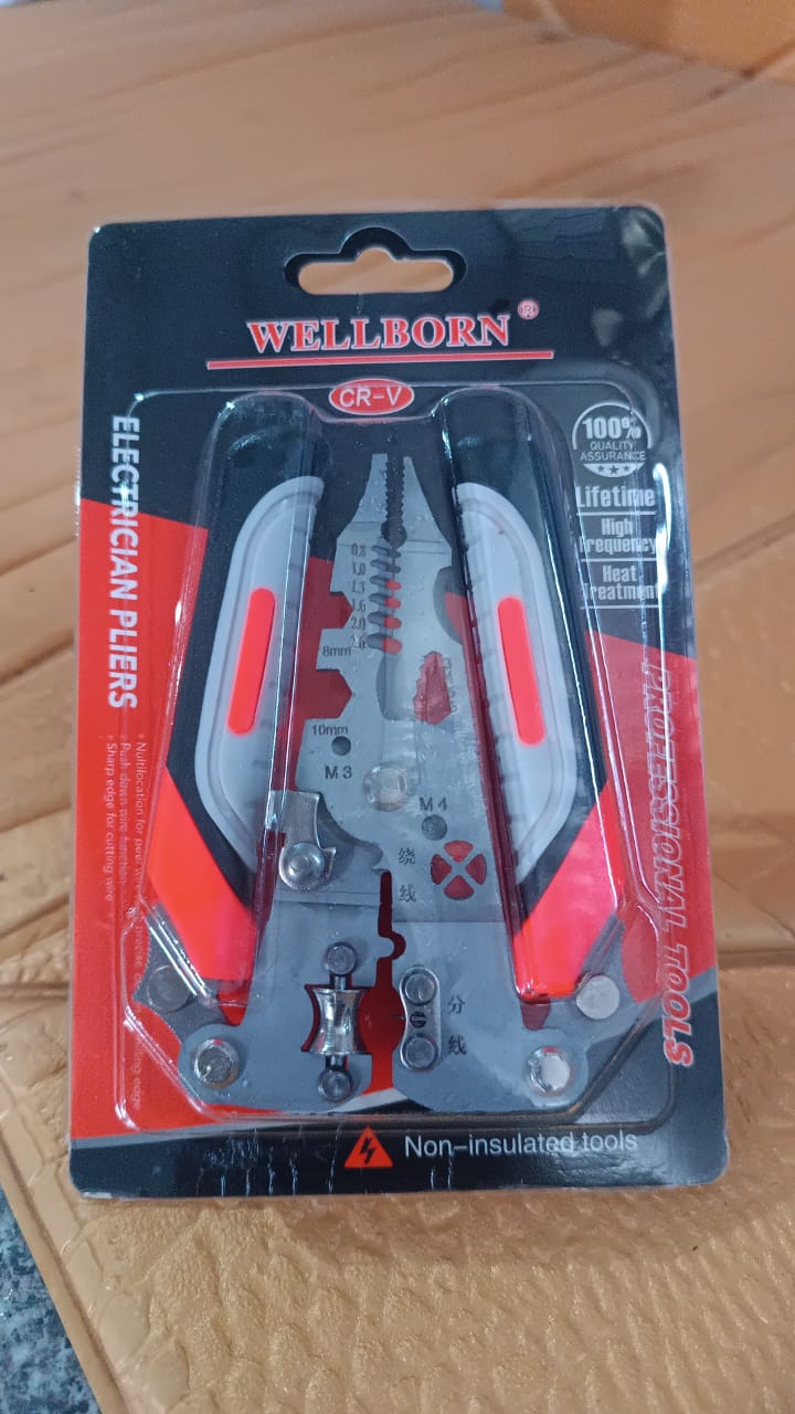 8 in 1 Wire Stripper Pliers, Soft Grip - Bhavnagar Deodap