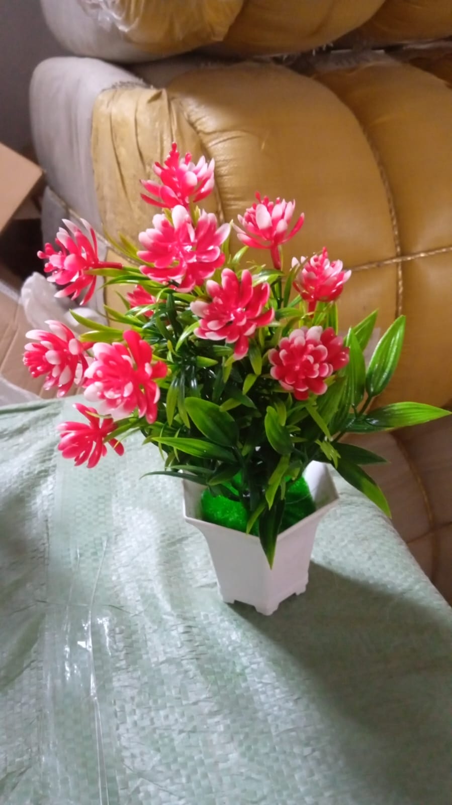 Artificial Flower for Balcony Indoor Decor, Plants for Living Room (1 Pc) - Bhavnagar Deodap