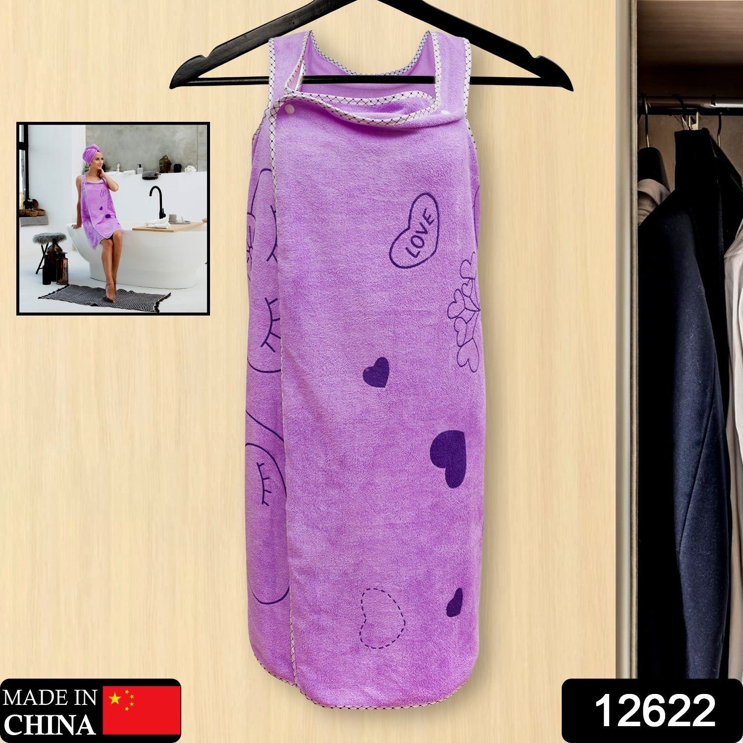 Quick Dry Dress Towel for Ladies (1Pc) - Bhavnagar Deodap
