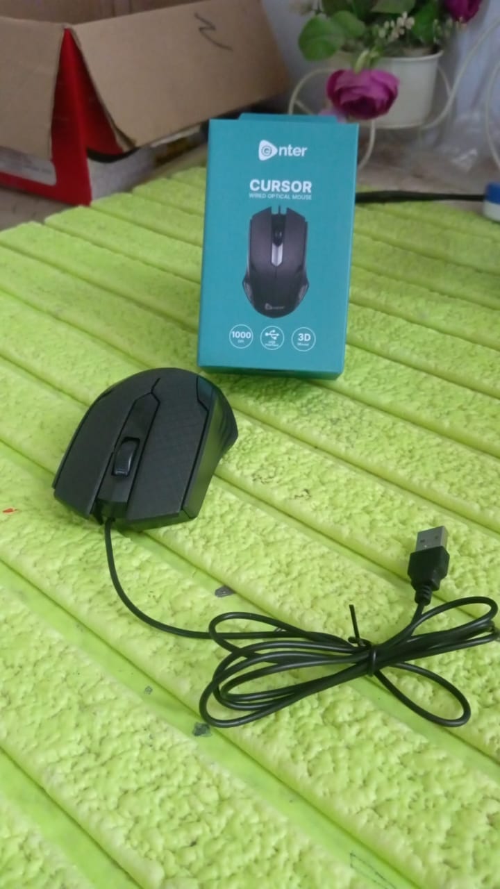 Computer / Laptop Wired Optical Mouse (1 Pc) - Bhavnagar Deodap