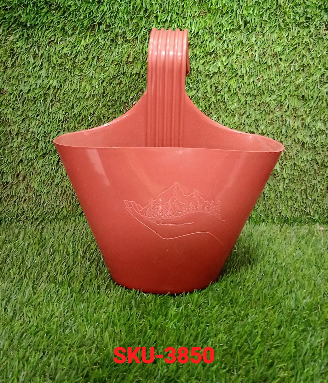 Plastic Hanging Planter Pot, Multicolour, - Bhavnagar Deodap