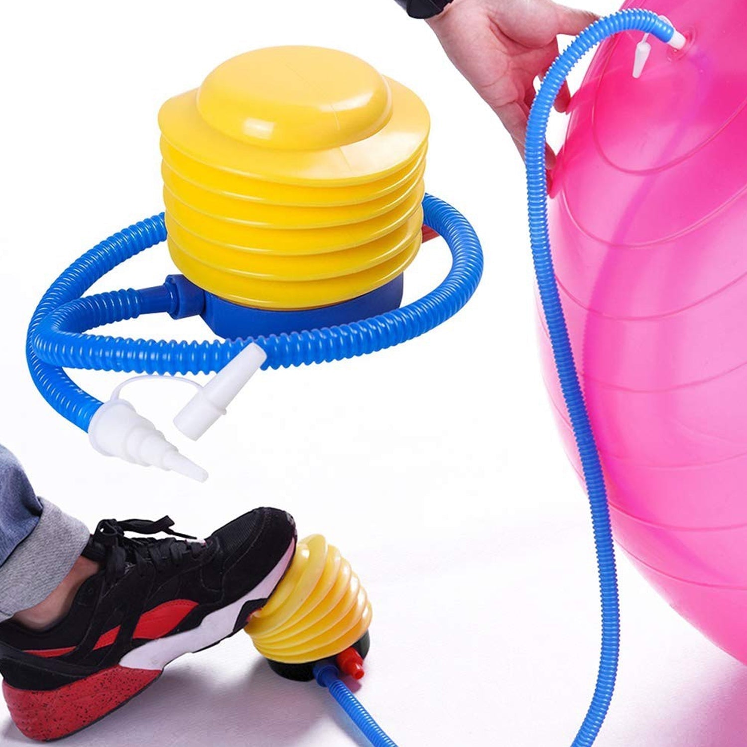 Heavy Duty Gym Ball Non-Slip Stability Ball with Foot Pump for Total Body Fitness - Bhavnagar Deodap