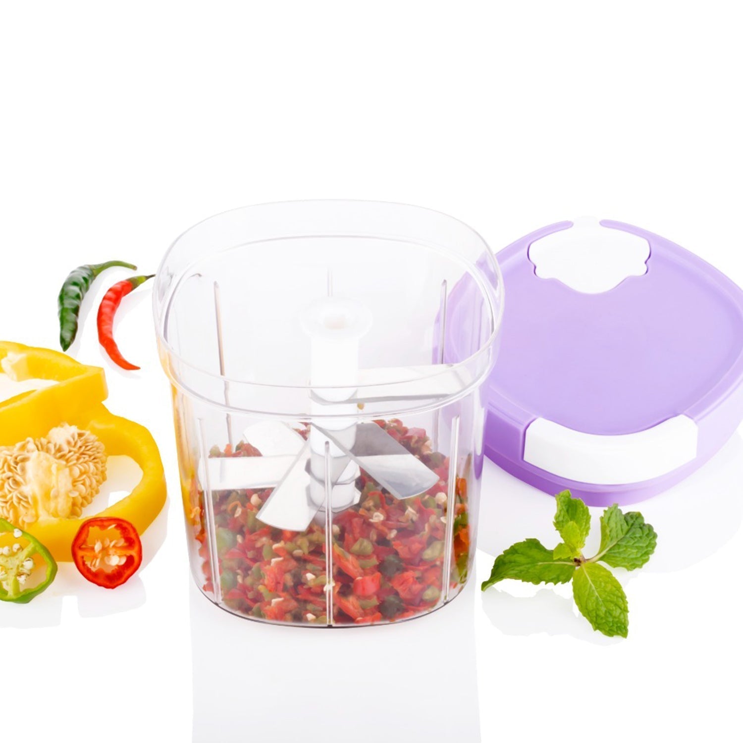 Handy Chopper and Slicer Used Widely for chopping and Slicing of Fruits, Vegetables, Cheese Etc. Including All Kitchen Purposes - Bhavnagar Deodap