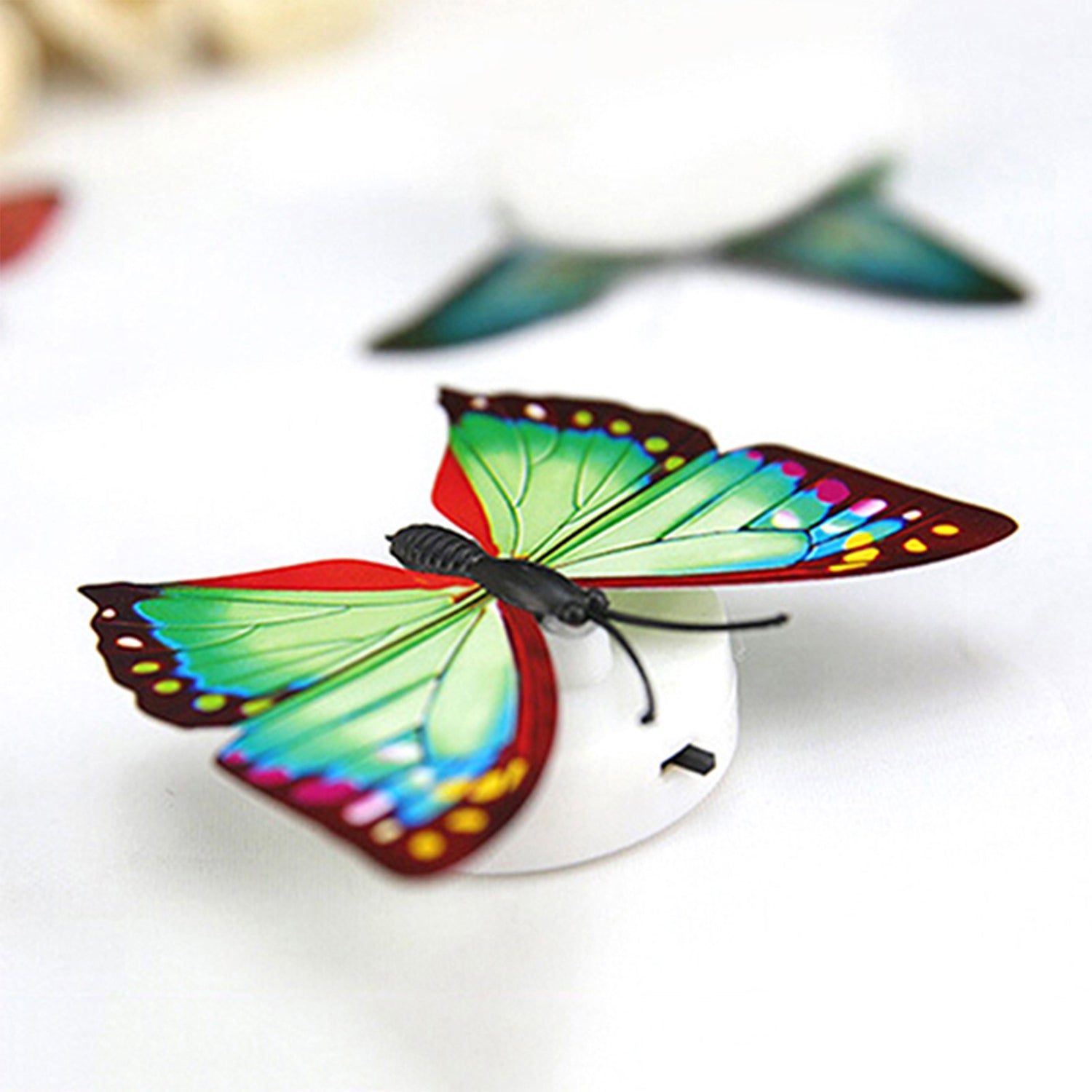 6235 The Butterfly 3D Night Lamp Comes with 3D Illusion Design Suitable for Drawing Room, Lobby. 